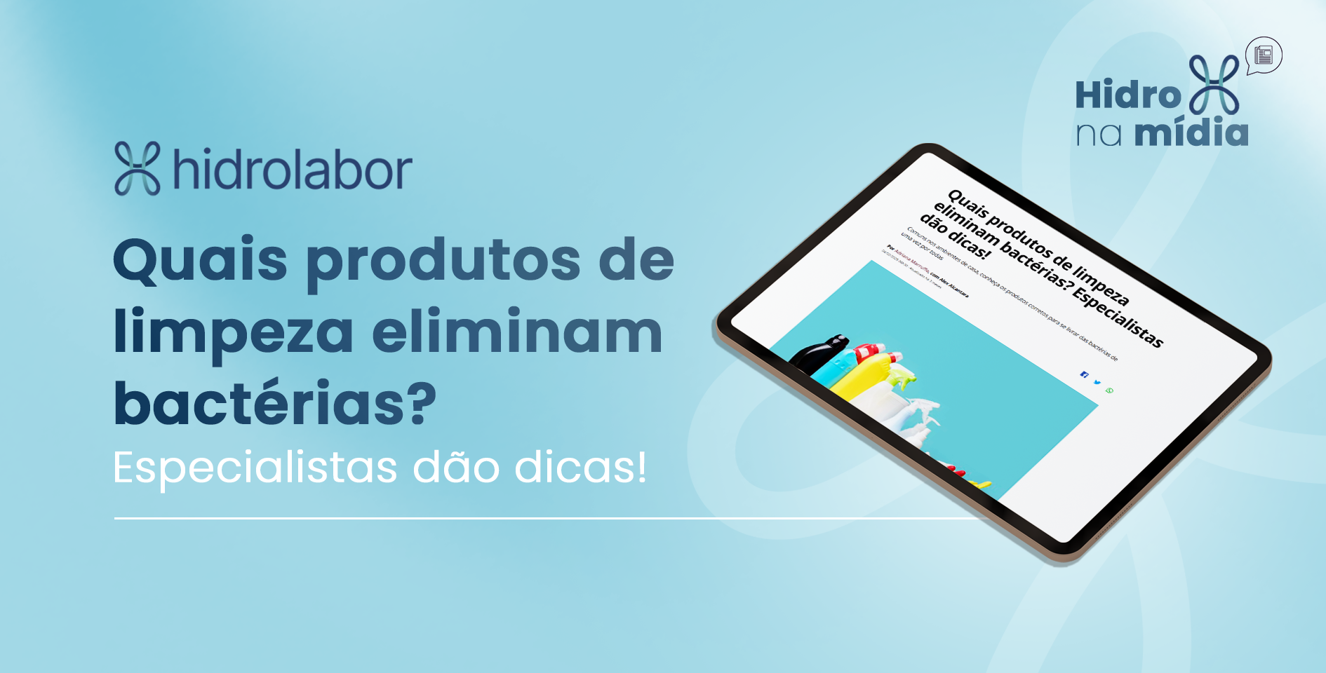 Quais produtos de limpeza eliminam bactérias? Especialistas dão dicas!